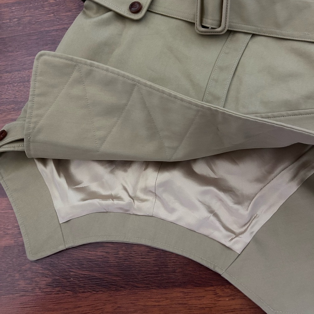 Alexander Wang Deconstructed Trench Belted Skirt w/ Zippers 4 - Picture 8 of 14